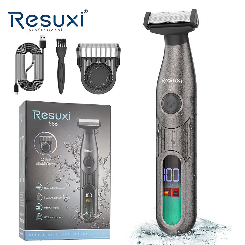 Men'S Grooming Shaver - Aparador de Barba Elétrico Resuxi 586