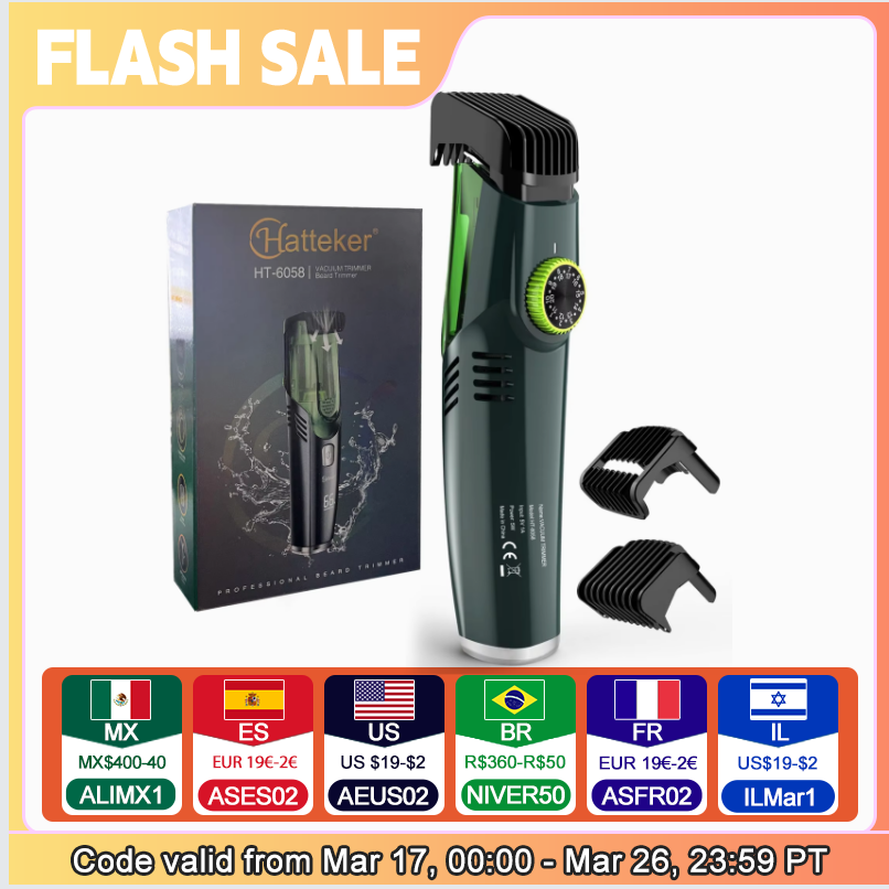 Men'S Grooming Vacuum - Aparador de barba masculino sem fio,