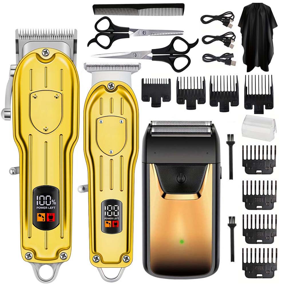 Men'S Grooming Set - Conjunto Profissional de Máquina de Cortar