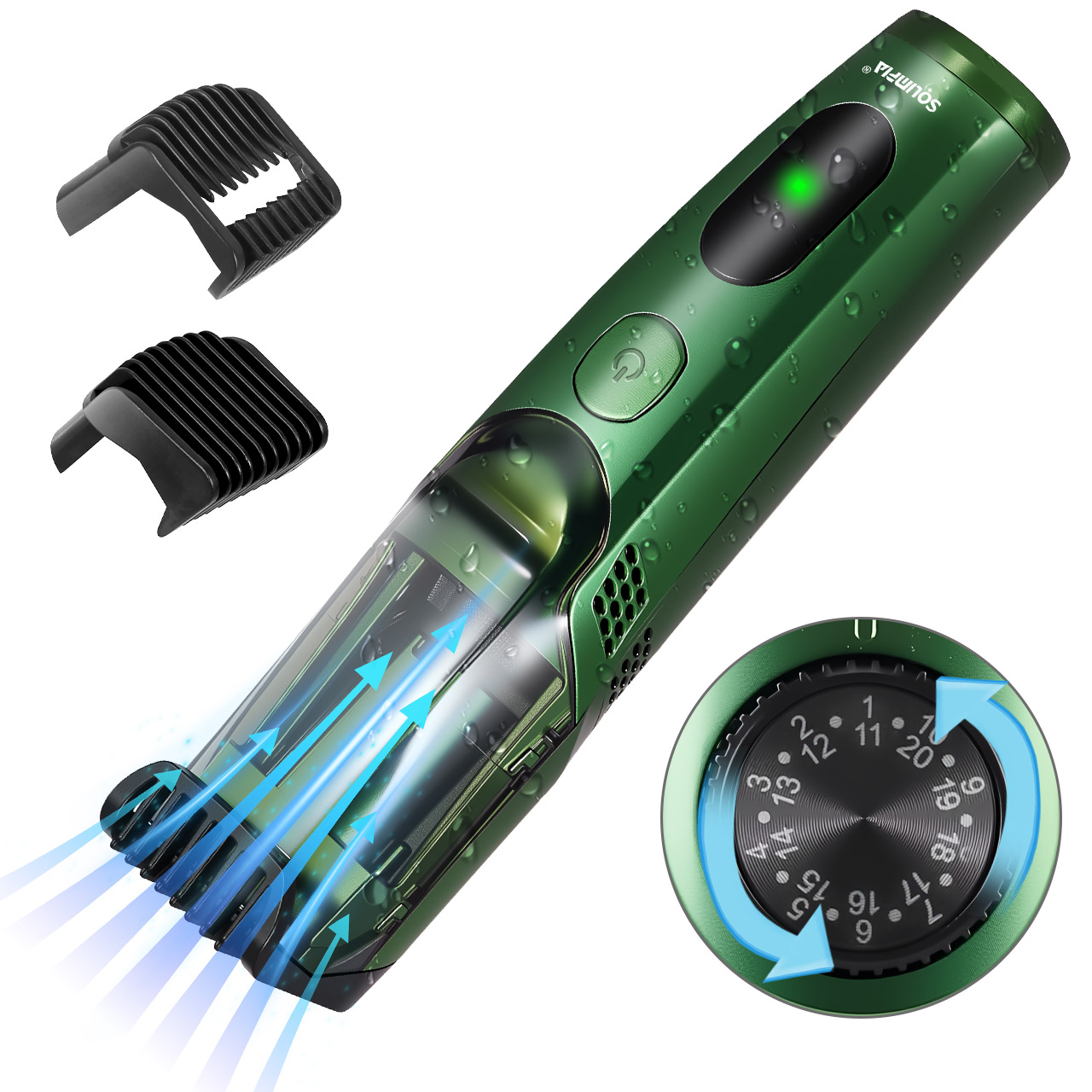 Men'S Grooming Vacuum - Aparador de Barba Sem Fio Solimpia