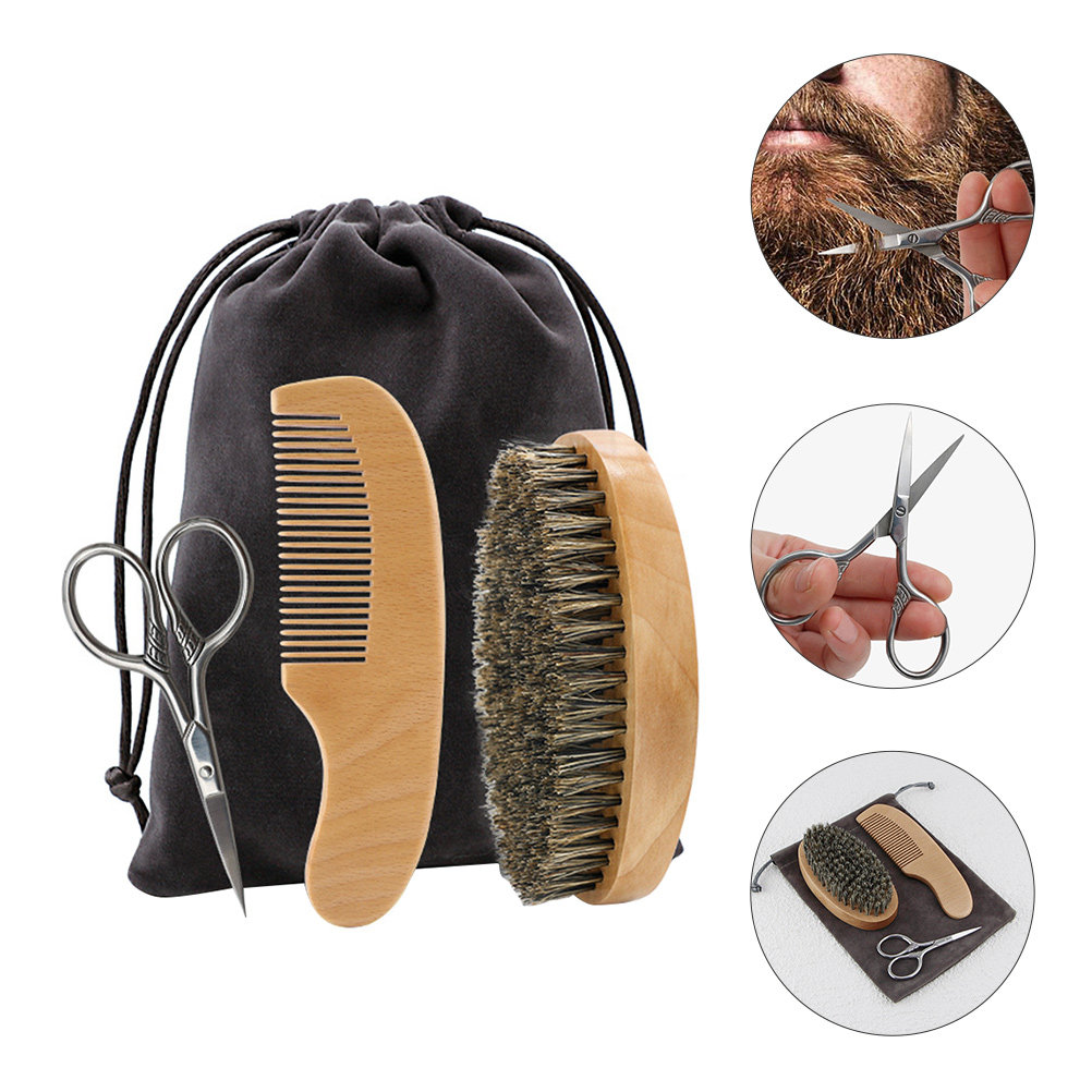 Men'S Grooming Set - Conjunto de Estilização de Barba para