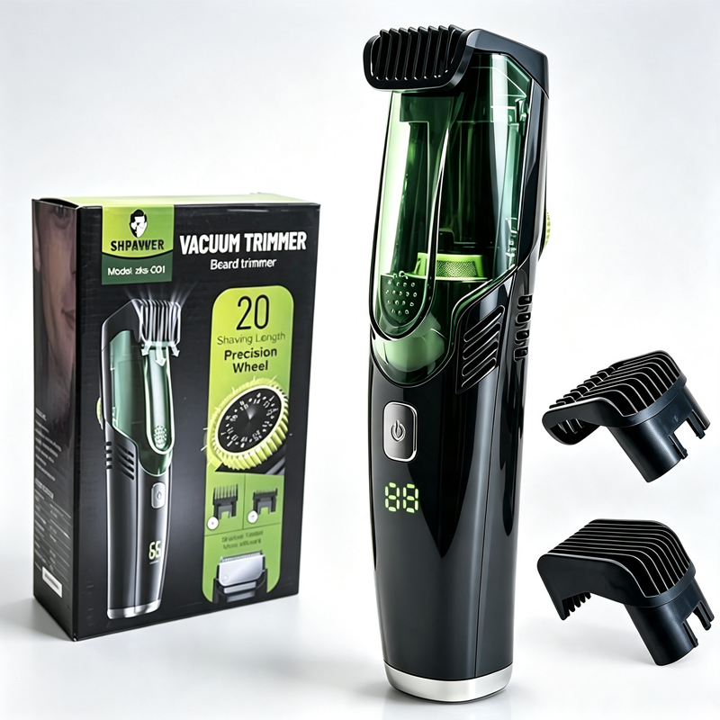 Men'S Grooming Vacuum - Aparador de barba masculino sem fio,
