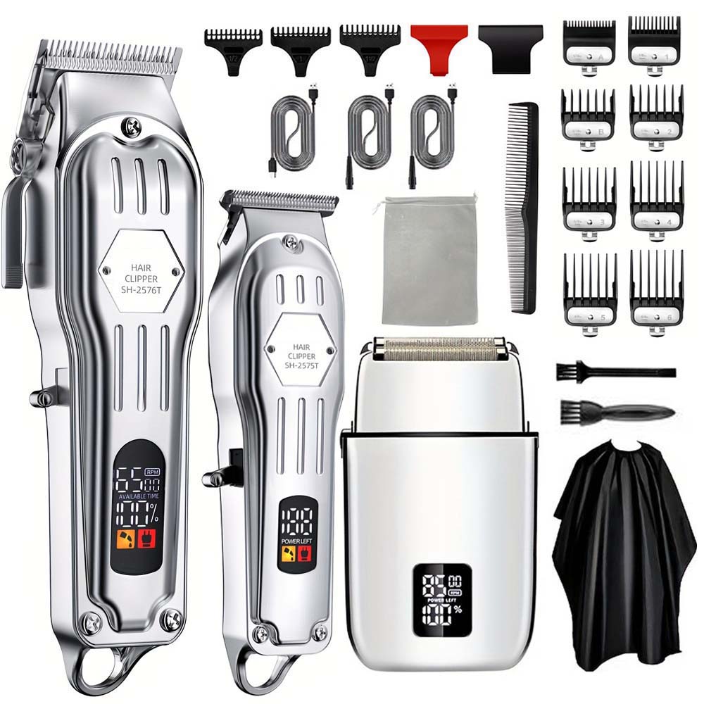 Conjunto Profissional de Máqui - Men'S Grooming Set avaliação e preço