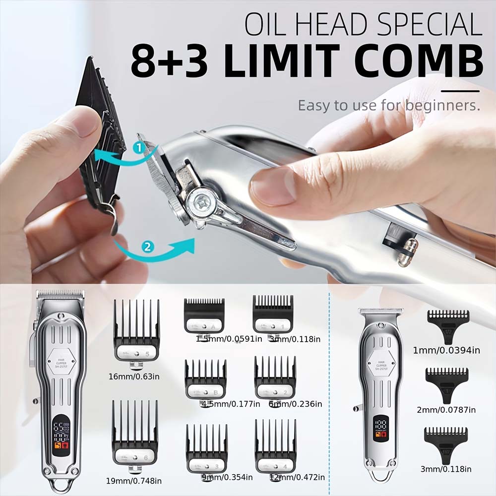 Conjunto Profissional de Máqui - Men'S Grooming Set avaliação e preço