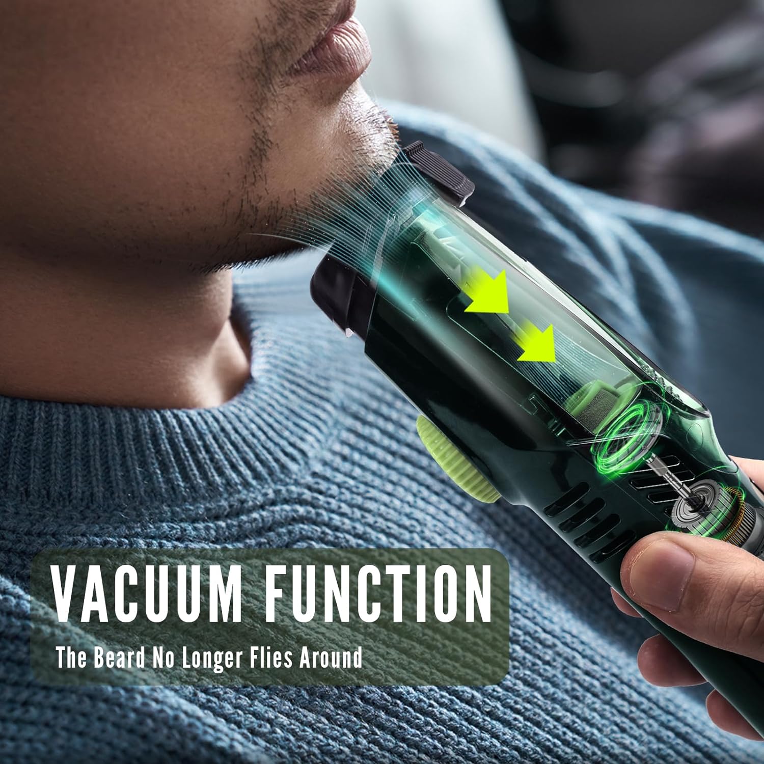Aparador de barba masculino se - Men'S Grooming Vacuum avaliação e preço