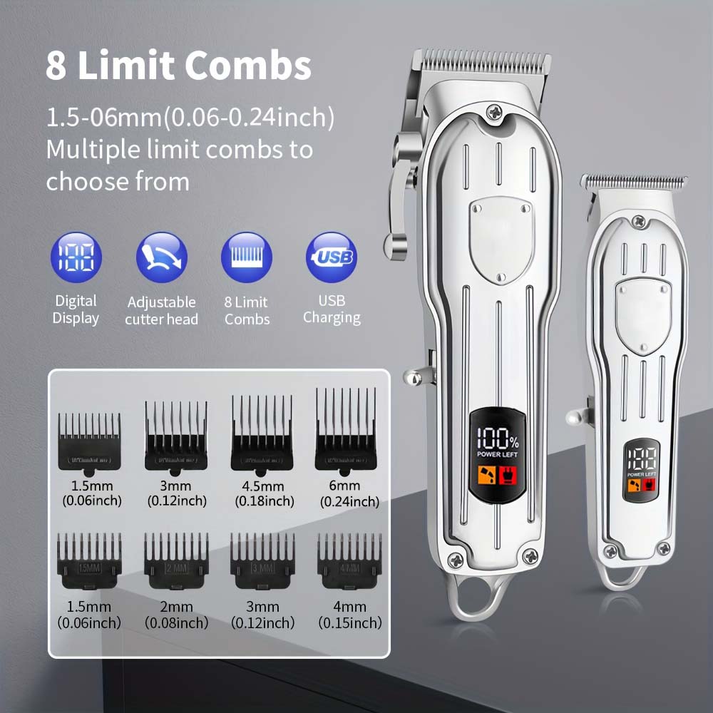 Conjunto Profissional de Máqui - Men'S Grooming Set avaliação e preço