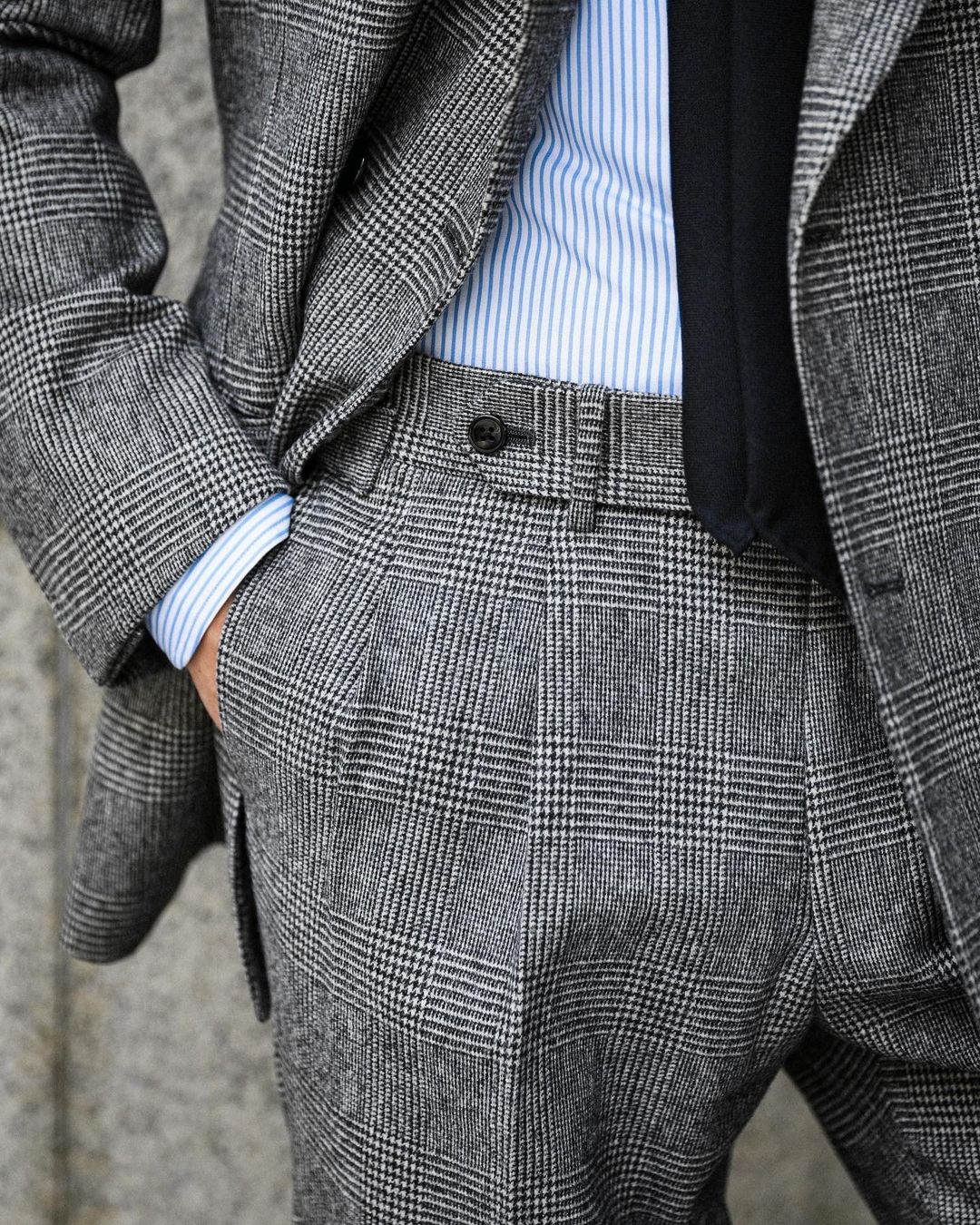 Terno masculino xadrez de negó - Men'S Grooming Daily avaliação e preço