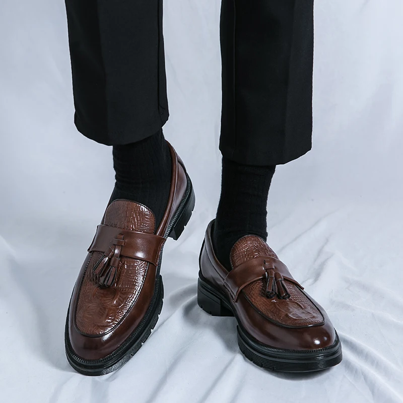 Sapatos masculinos de couro mo - Men'S Grooming Brands avaliação e preço