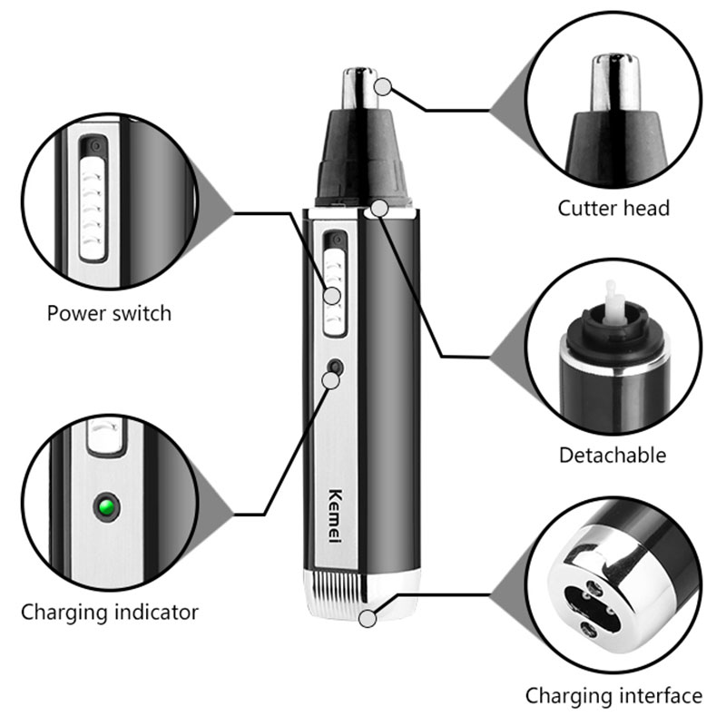 Keme-4in 1 Recarregável Nose H - Men'S Grooming Set avaliação e preço
