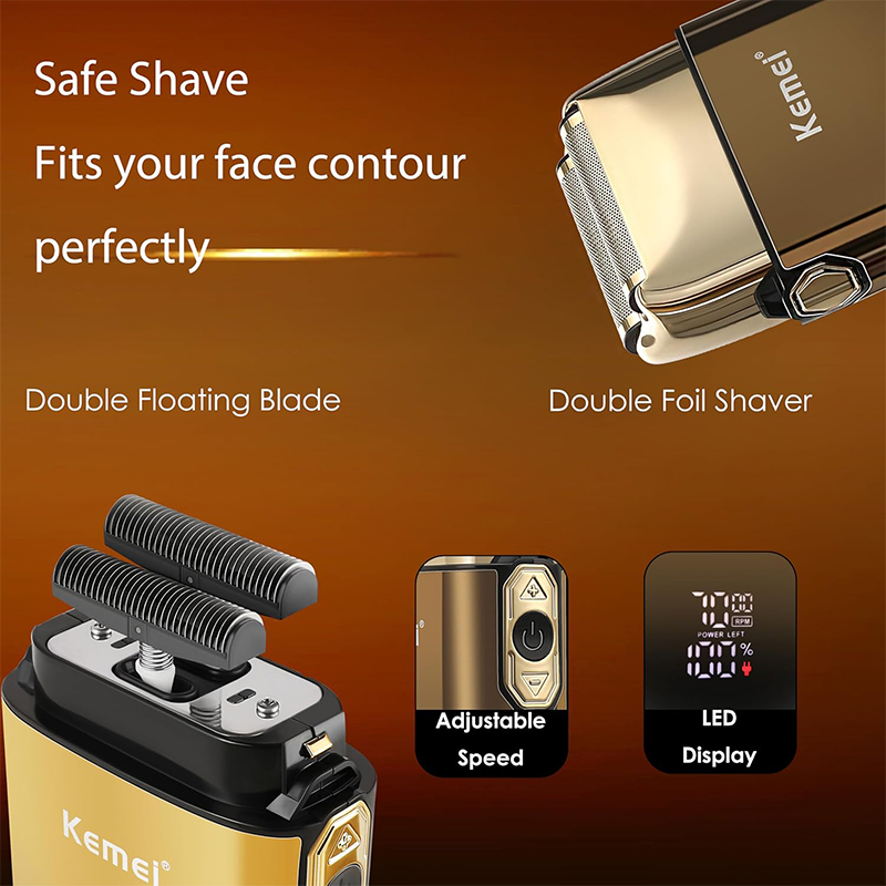 Aparador de Cabelo Kemei KM-TX - Men'S Grooming Shaver avaliação e preço