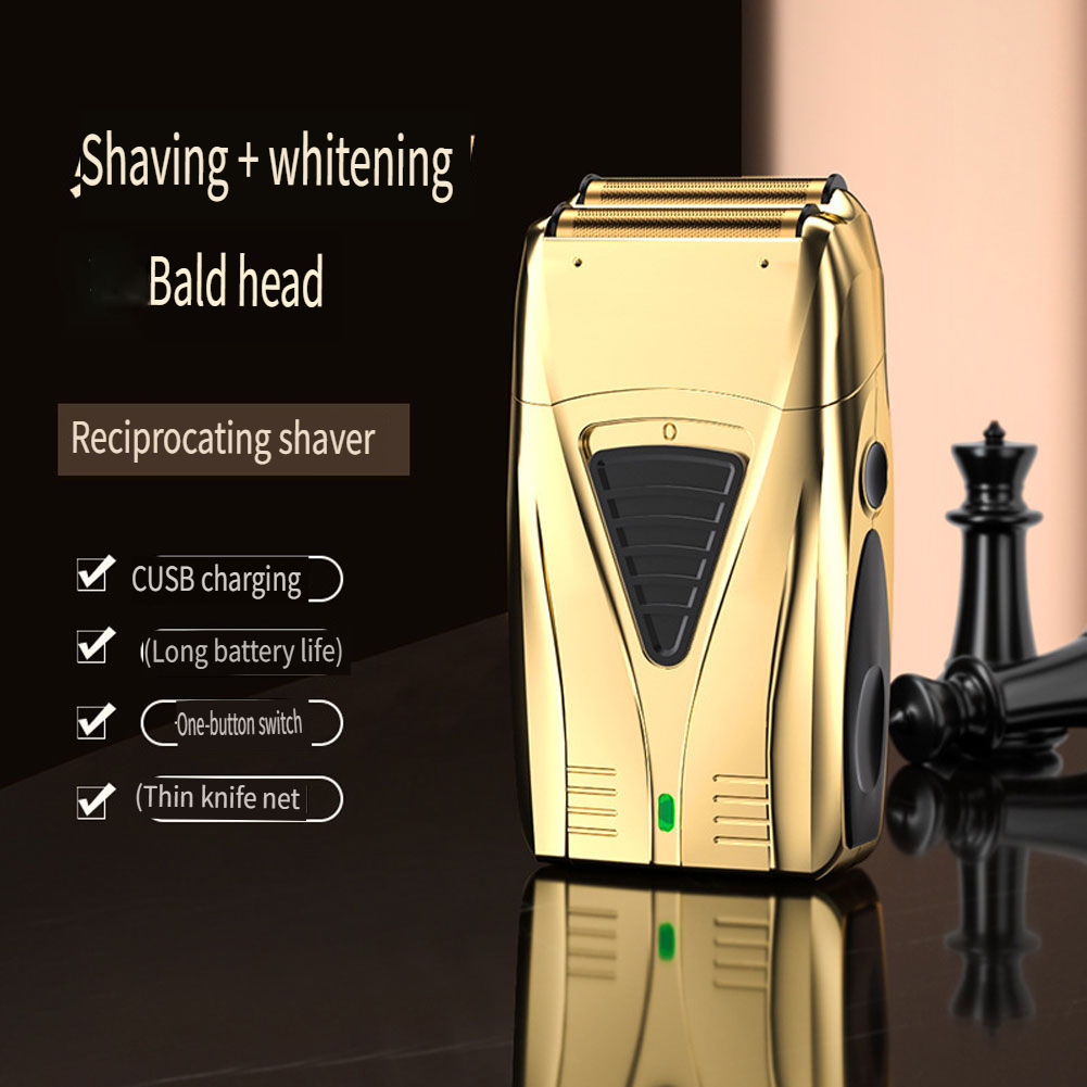 Novo barbeador elétrico recarr - Men'S Grooming Shaver avaliação e preço