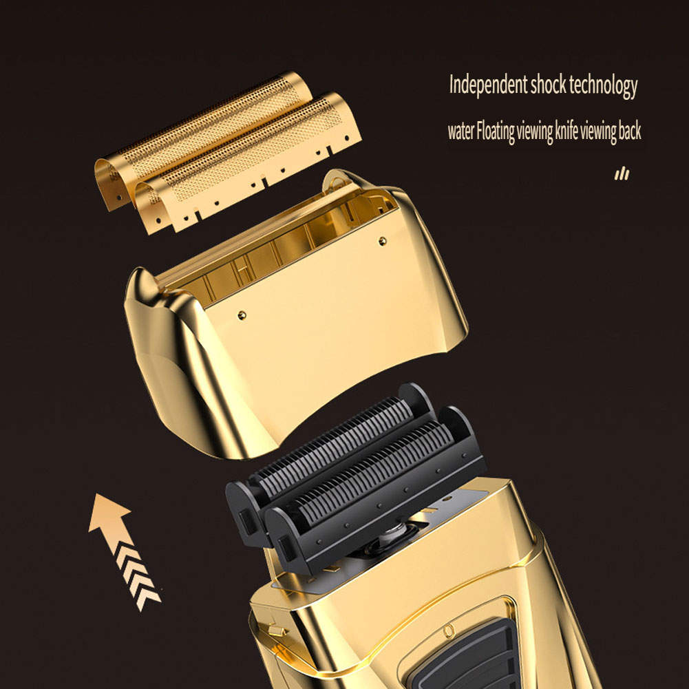 Novo barbeador elétrico recarr - Men'S Grooming Shaver avaliação e preço